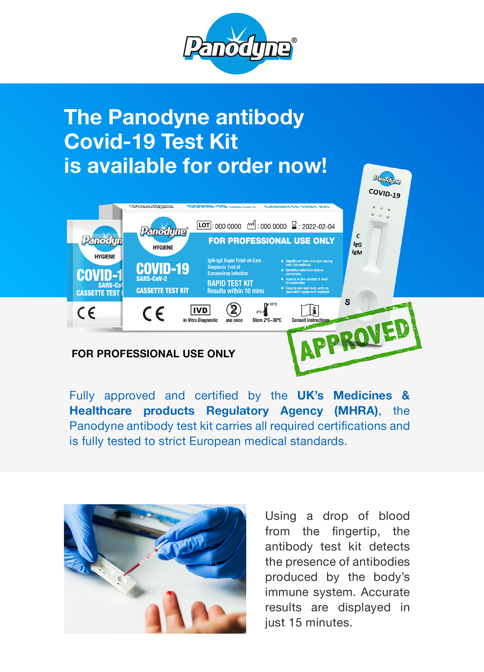 Covid 19 rapid antibody test kit 